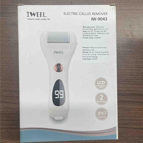 Rechargeable Electric Callus Remover for Feet, Professional Waterproof Pedicure Tools for Cracked Heels and Dead Skin