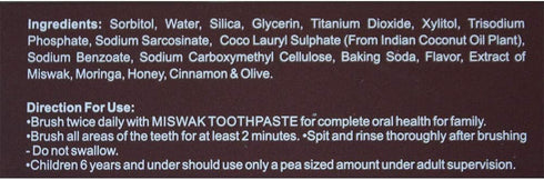 5-in-1 Miswak Toothpaste