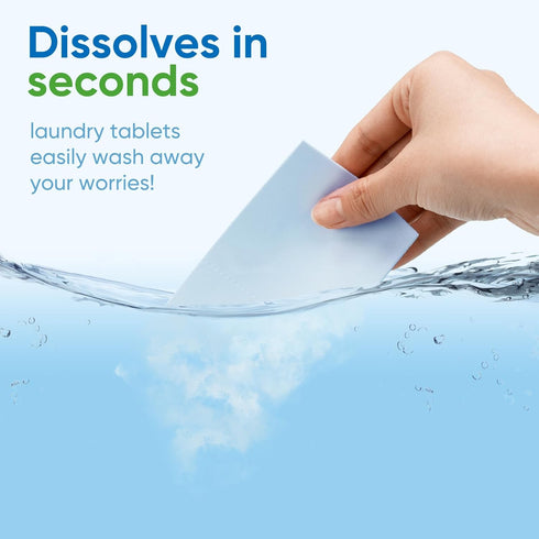 Laundry Detergent Sheets, 300 Sheets, Eco-Friendly Travel Detergent, Plastic-Free, Lavender