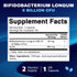 Vitamatic Bifidobacterium Longum 6 Billion CFU per DR Capsule - 60 Count - Promotes Intestinal Health - Made with Prebiotic Inulin Fiber
