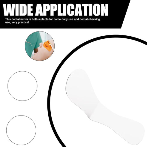 Metal Reflector Mirror Photography Mirrors - Stainless Steel Intraoral Mouth Mirror for Orthodontic Use