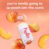 Hello Peach Aluminum Free Deodorant for Women & Men, Natural Fragrance, 24 Hour Odor Protection, Pack of 2