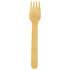 Perfect Stix Disposable Wooden Forks, 100% All-Natural Compostable Forks 6" Length (Pack of 100)