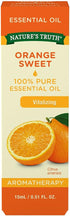 Nature's Truth Vitamins Essential Oil, Orange, 0.51 Fluid Ounce