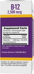 Superior Source No Shot Vitamin B12 Methylcobalamin 2500 mcg, Quick Dissolve Tablets, 90 Count