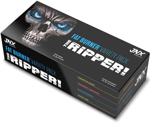JNX SPORTS The Ripper! Fat Burner - Sample Variety Pack with 5 x 8g Sticks for Extreme Energy & Appetite Control