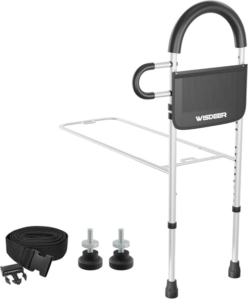 WISDEER Bed Rails for Elderly Adults Safety: Side Assist Grab Bar Handrails for
