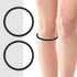 Lnngub 2 Pcs Patellar Tendon Support Strap,Black Patella Band Silicone Patellar Knee Strap Knee Band for Knees Pain