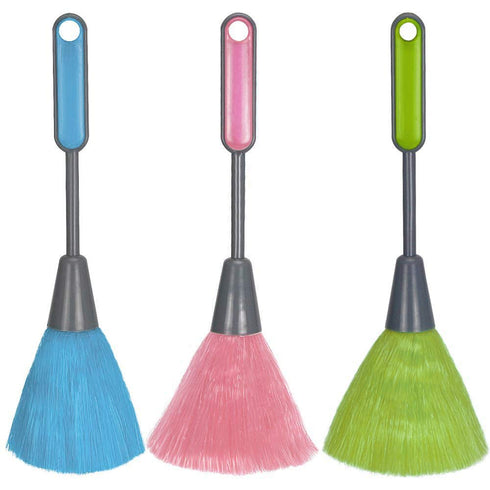 WOVTE 3 Pack Fluffy Microfiber Kitchen Duster, Mini Dusting Wand for Laptop, Keyboard, Computer Screen Cleaner (Blue,