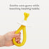 Frida Baby Training Toothbrush for Babies, Soft Silicone Bristles, Yellow