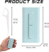 Portable Dental Floss Case, Storage for 10 Picks Adult Floss in Box, Best Tool for Teeth Cleaning and Oral Care (Blue)