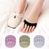 Ball of Foot Cushions for Women (3 Pairs) - Honeycomb Metatarsal Pads, Soft Reusable Cushions for Pain Relief