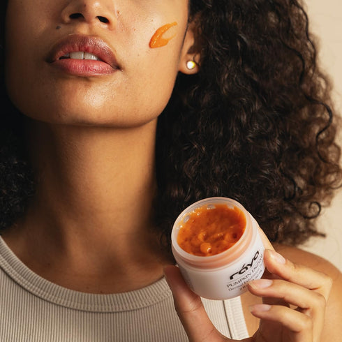 Raya Pumpkin Enzyme Facial Puree (127), Gentle Exfoliating Treatment for All Skin, Reduces Fine Lines
