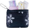 Period Starter Kit, Fashionable and Organic Menstrual Survival Kit for When Aunt Flo Makes a Surprise Visit! (Black)