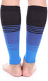 Doc Miller Compression Calf Sleeve - 20-30 mmHg Graduated Support, Knee High, Running, Shin Support, Striped Design, 1