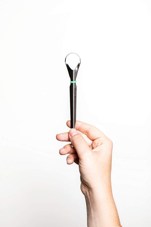Model P Medical Grade Stainless Steel Tongue Cleaner, Dishwasher Safe, Reduce Bad Breath, Oral Hygiene (1 Count)