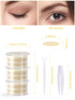 Lorvain 1800 Pieces Breathable Eyelid Tape, 3 Rolls Waterproof Invisible Eye Stickers for Big Eye Decoration