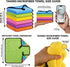 TAHINO 16x16 Inch, Pack, Pack 6 Microfiber Cleaning Towels, Multi-Color Ultra Absorbent, Car & Household Use