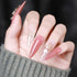 Press On Nails Set, 500pcs Long Stiletto Nail Tips, Clear Full Cover, Nail Kit with Case