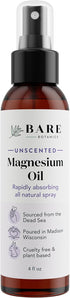 Bare Botanics 4oz Topical Magnesium Spray, Pure Magnesium Oil for Soothing Sore Muscles