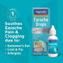 Hyland's Naturals Earache Drops, Natural Relief of Swimmer's Ear, Cold & Flu, Allergy Symptoms, Ages 4 & up, Day & Night, 0.33 Fl Oz