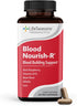 Blood Nourish-R - Iron Deficiency Supplement - Supports Anemia, Fatigue, Paleness & Dizziness - 60 Capsules