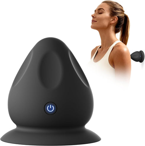 MANFLY Mountable Massage Ball with Suction Base, Sports Relaxation Muscle Massage Tool, Deep