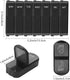 yeloumiss 2 Weekly PU Leather Pill Bag Organizer Case Times a Day, AM PM Daily Pill Box to Hold Vitamin, Fish Oil