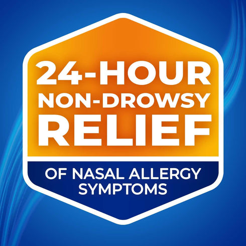 Nasacort 24HR Allergy Nasal Spray for Adults - Non-drowsy & Alcohol Free, 120 Sprays, 0.57 fl. oz.