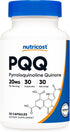 Nutricost PQQ (Pyrroloquinoline Quinone) 20mg - 30 Vegetarian Capsules, Non-GMO, Gluten Free