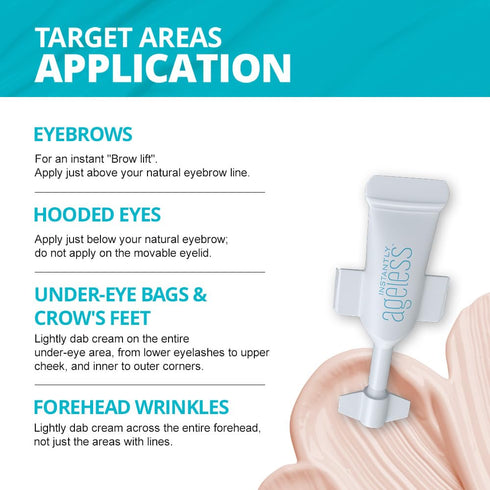 Instantly Ageless Instant Face Lift Cream, Anti Aging Skin Care, Wrinkle Tightener, 5 Vials