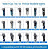 HQ8 Replacement Heads for Norelco Aquatec Shavers, HQ8 Blades for Compatible with Philips Razor PT720 AT880 AT810 Heads,3-pc Pack