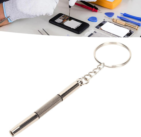 50Pcs Glass Screwdrivers Set Keychain Eyeglass Multifunction Small Repair Kit for Eyeglass Frames, Sunglass, Jewelry,