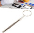 50Pcs Glass Screwdrivers Set Keychain Eyeglass Multifunction Small Repair Kit for Eyeglass Frames, Sunglass, Jewelry,