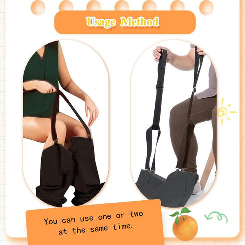 Tovyzalg 2PCS Adjustable Clip & Pull Dressing Aid for Elderly, Disabled & Pregnant Women Mobility Assist Tool for Pants