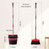 Broom and Dustpan Combo Set, 54" Long Handle Adjustable Stainless Steel Broomstick for Office Home Kitchen Cleaning