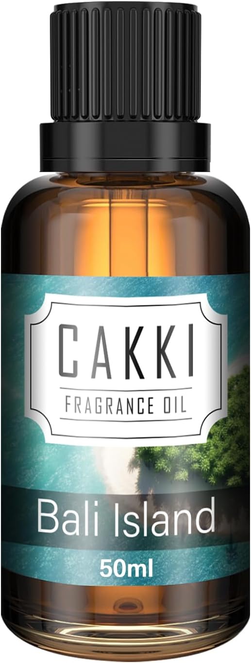 Essential Oils for Diffusers for Home - Scent-Bali Island, Single Large Size 50ml, Cakki Fragrance Oils for Candle