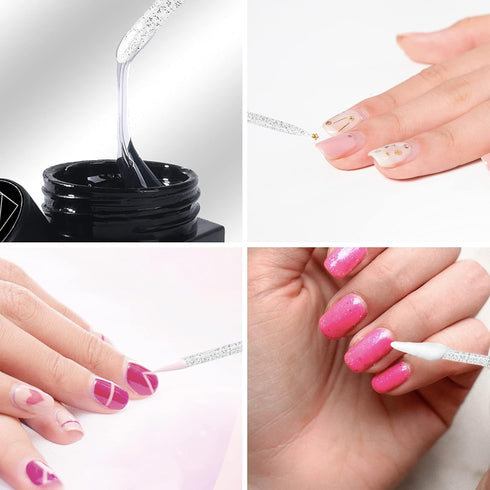 Vaincre 100 PCS Disposable Nail Stick Cuticle Pusher, Nail Care Sticks for Manicure and Pedicure