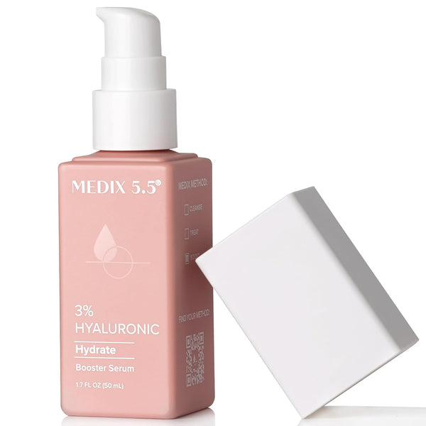 MEDIX 3% Concentrated Hyaluronic Acid Hydrating Gel Body Booster, Anti Aging Moisturizer for Dry Skin, 1.7 Fl Oz