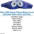 CPAP Mask Liners #5050, Reusable Fabric Comfort Cover Mask Liners to Reduce Air Leaks & Skin Irritation