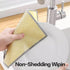 RHQQ 12 Pcs Non Scratch Wire Dishcloth Multipurpose Wire Dishwashing Rag for Wet and Dry Double Layers Reusable Wire