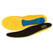 MEGAComfort Inc. Unisex Adult Shoe Insoles, Yellow, Blue, Men's Size 10-11, Women's Size 12-13 US