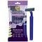 Mom & World ShaveRush Mellow Body Razor, 4 in 1 Stainless Steel Twin Blade with Aloe Vera Strip, Pack of 5