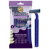 Mom & World ShaveRush Mellow Body Razor, 4 in 1 Stainless Steel Twin Blade with Aloe Vera Strip, Pack of 5