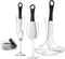 3 Pieces Decanter Cleaning Brush with 400 Cleaning Beads, Flexible Bottle Cleaning Tools for Wine Decanters, Goblets