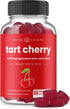 NutraChamps Tart Cherry Gummies - 3000mg Tart Cherry Extract with Celery Seed | Uric Acid Cleanse Supplement,