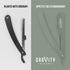 Professional Straight Razor Kit - Ultra Exposed Straight Razor with 10 Gravity Premium Blades, 2mm Exposed (Dynasty)