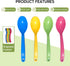 UDBTD Frozen Frozen Countertop 4 12 Stock Your Home With Sturdy Large Eco-Friendly Plastic Spoons, Yogurt Ice Cream