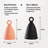 Zeerocup 2 Pack Reusable Menstrual Cup - Small & Large Soft Medical-Grade Silicone Period Cups with Pull-Tab for Easy