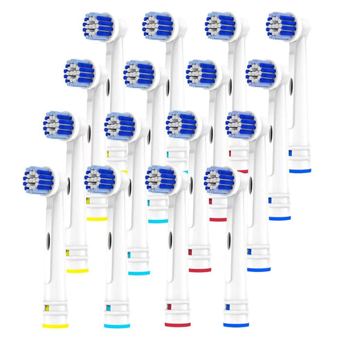 Replacement Toothbrush Heads for Oral B Braun, 16 Pack Professional Electric Brush Heads for Various Models